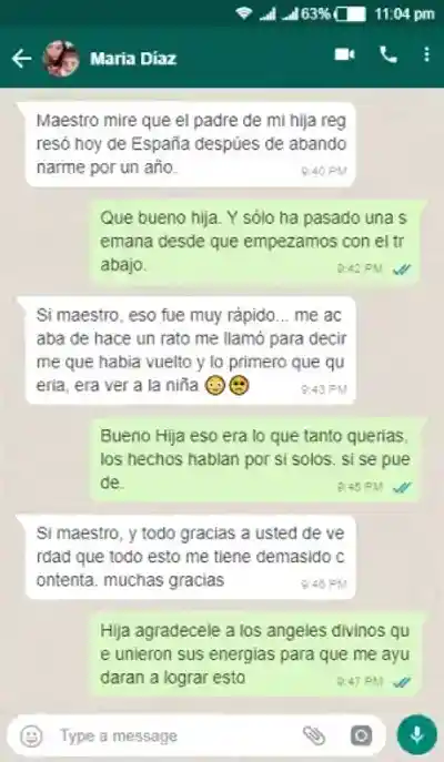 Testimonio WhatsApp 4 — Brujos en Chile